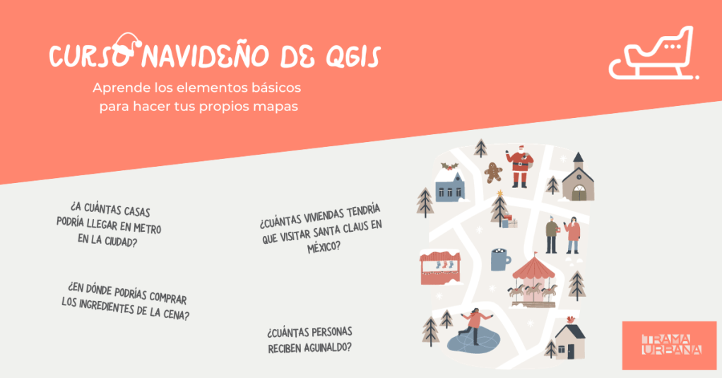 Curso navideño de QGIS (en línea) – 5 y 7 de diciembre&nbsp;2023
