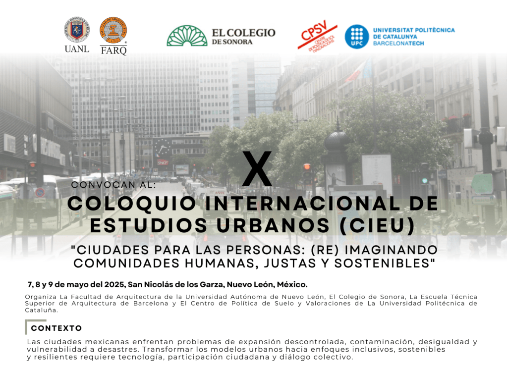 Morfología de la densidad y Baños públicos. Dos ponencias en el Coloquio Internacional de Estudios&nbsp;Urbanos